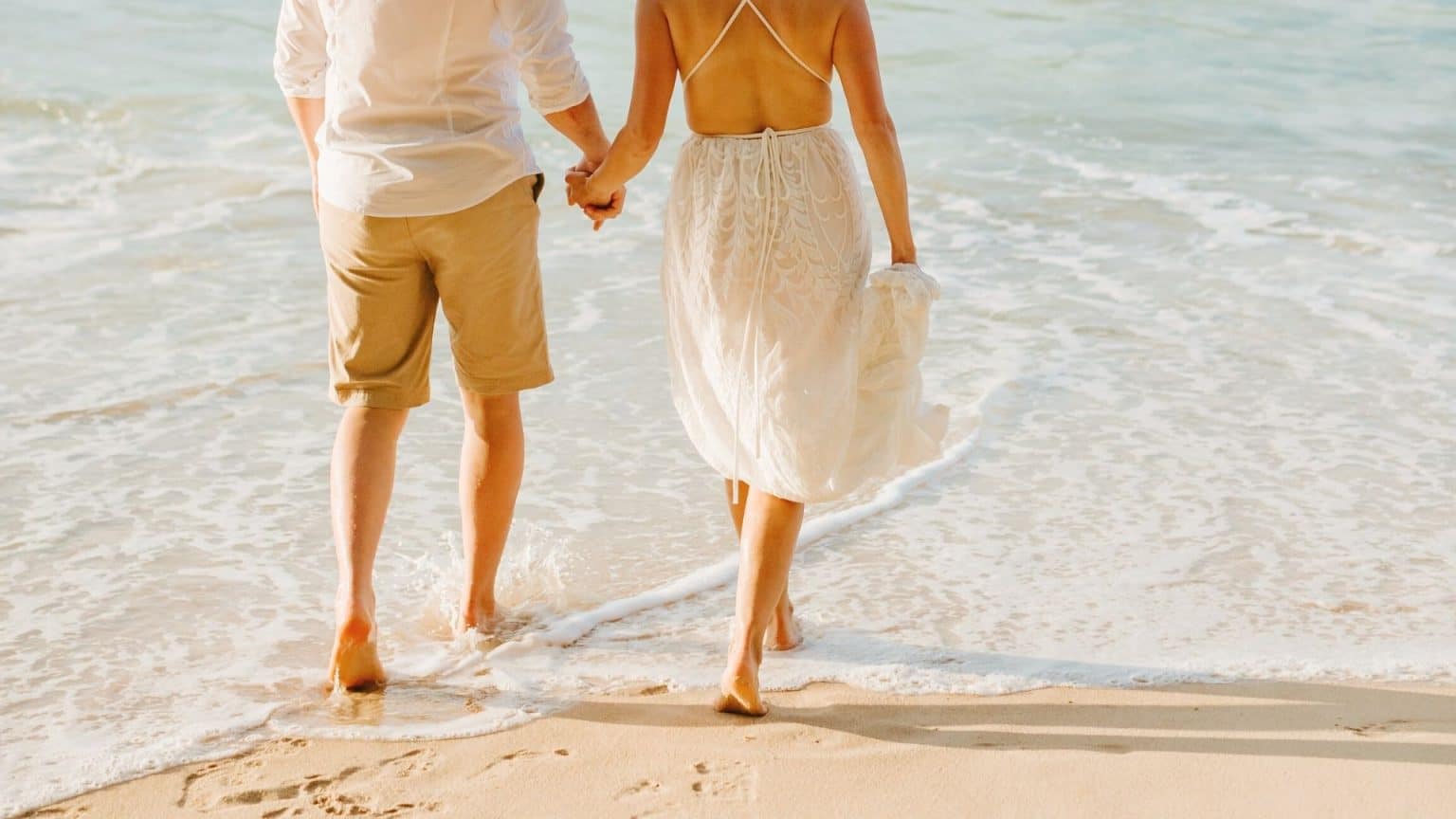 Sandy Toes And Sun Kissed Nose Wedding Attire For Beach Lovers